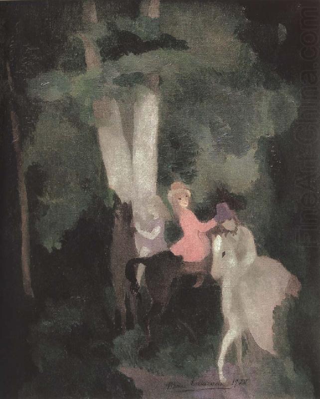 The female on the horse back, Marie Laurencin
